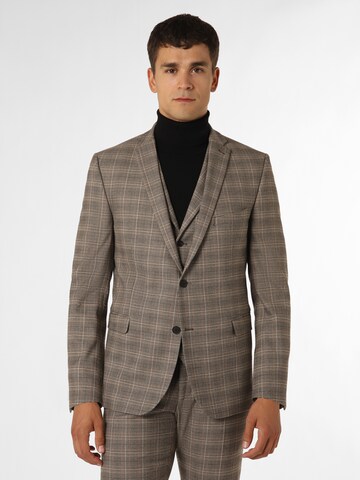 Finshley & Harding Regular fit Suit Jacket 'Steven' in Brown: front