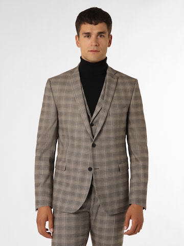 Finshley & Harding Regular fit Suit Jacket 'Steven' in Brown: front