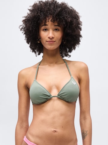 ROXY Trójkąt Góra bikini 'Solid Essentials' w kolorze zielony: przód