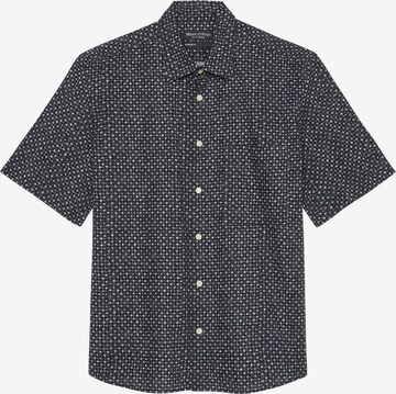 Marc O'Polo Regular fit Button Up Shirt in Black: front