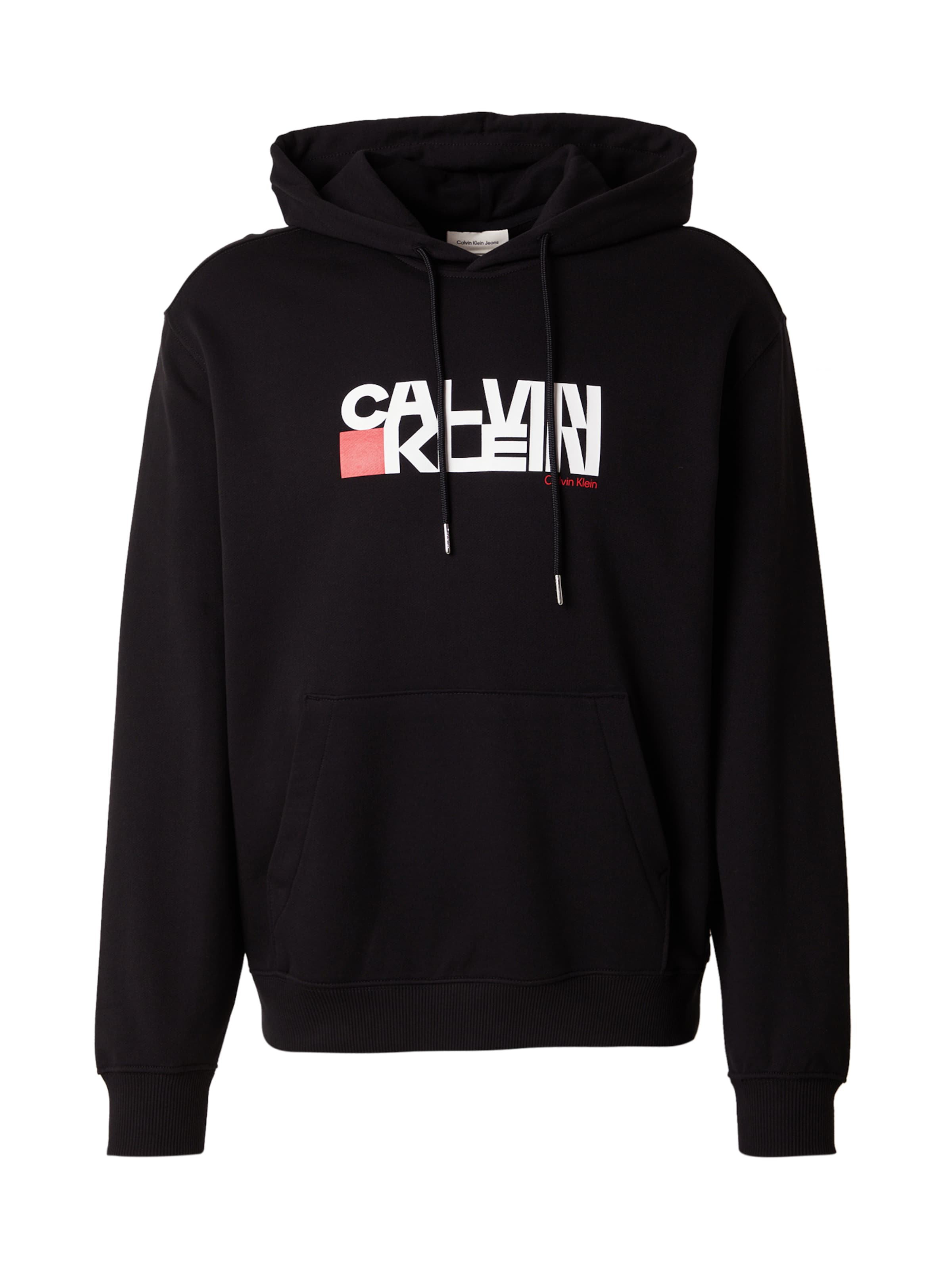 Calvin Klein Jeans Μπλούζα φούτερ σε μαύρο: μπροστά