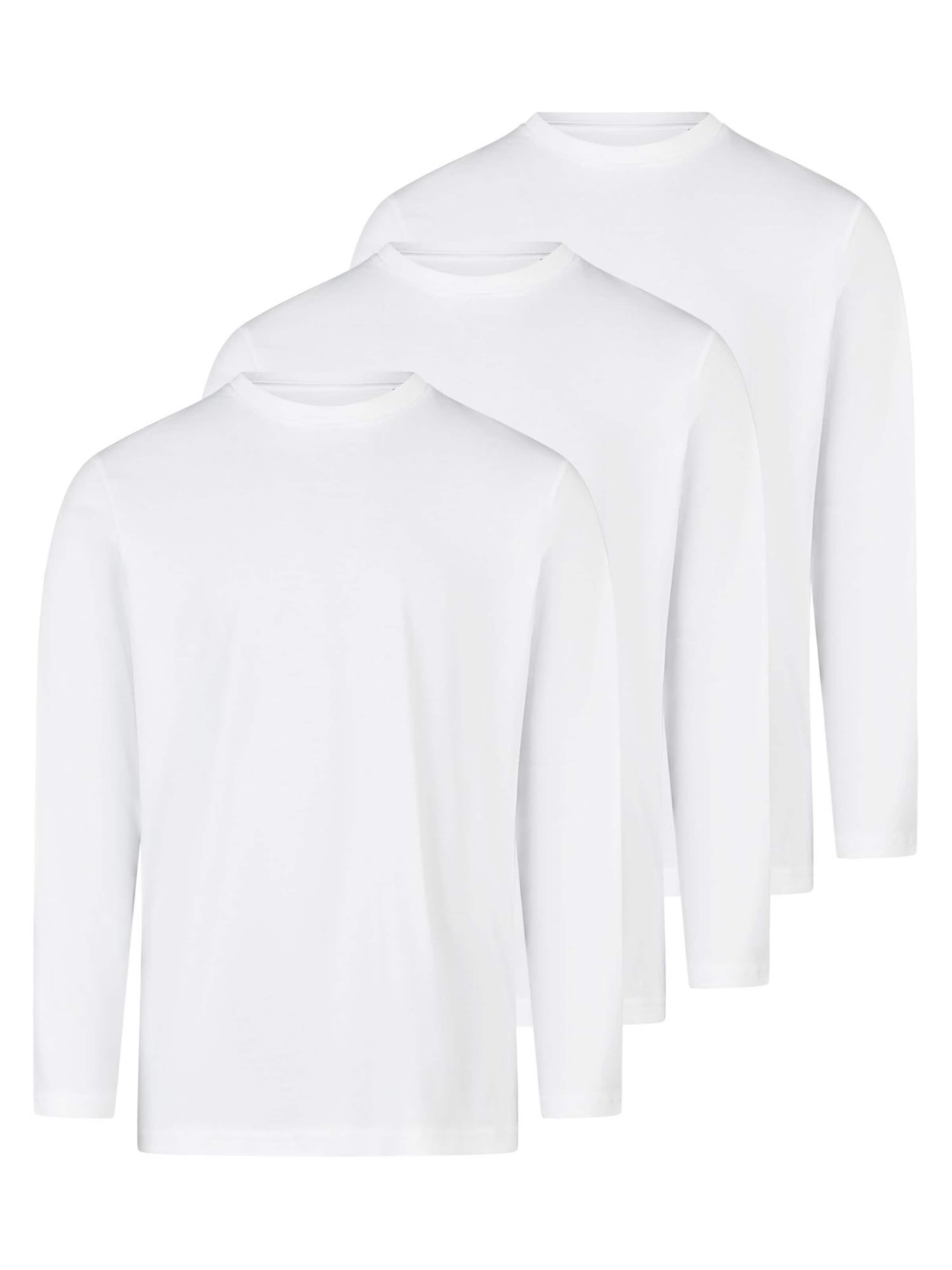 Ragman Shirt 'Basic' in White: front
