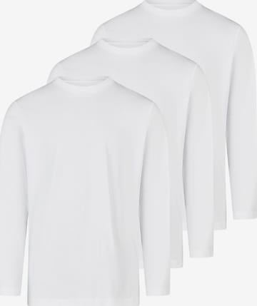 Ragman Shirt 'Basic' in White: front