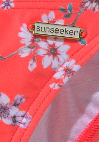 SUNSEEKER Bustier Bikini värissä punainen