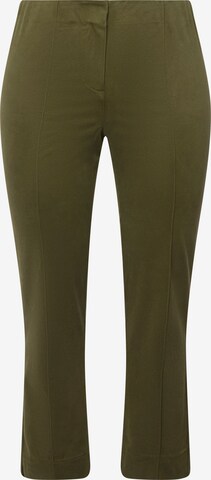 Pantalon Ulla Popken en vert : devant