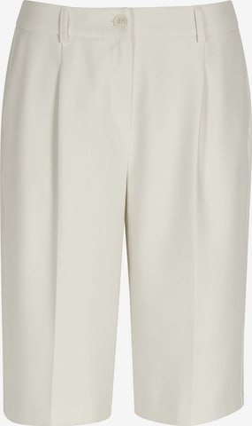 Regular Pantalon à pince MADELEINE en blanc : devant