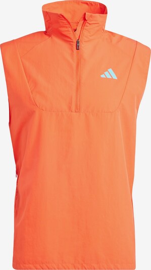 ADIDAS PERFORMANCE Sportbodywarmer 'Adizero' in de kleur Aqua / Oranjerood, Productweergave