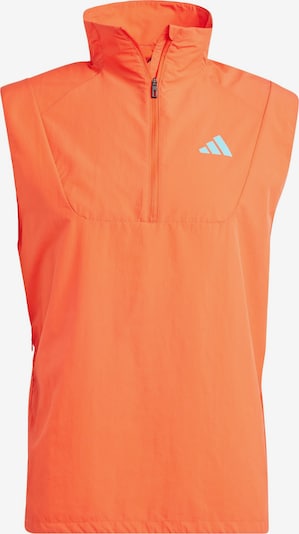 ADIDAS PERFORMANCE Gilet de sport 'Adizero' en aqua / rouge orangé, Vue avec produit