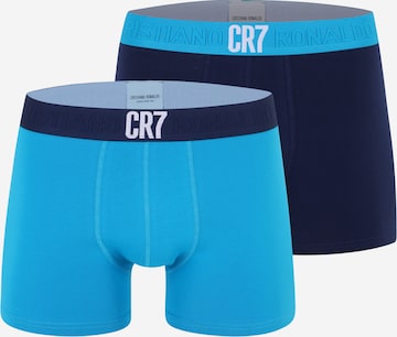 CR7 - Cristiano Ronaldo - Boxers em azul: frente