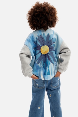 Desigual - Sweatshirt 'Daisy' em cinzento: frente