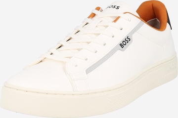 BOSS Sneakers laag 'Rhys' in Wit: voorkant