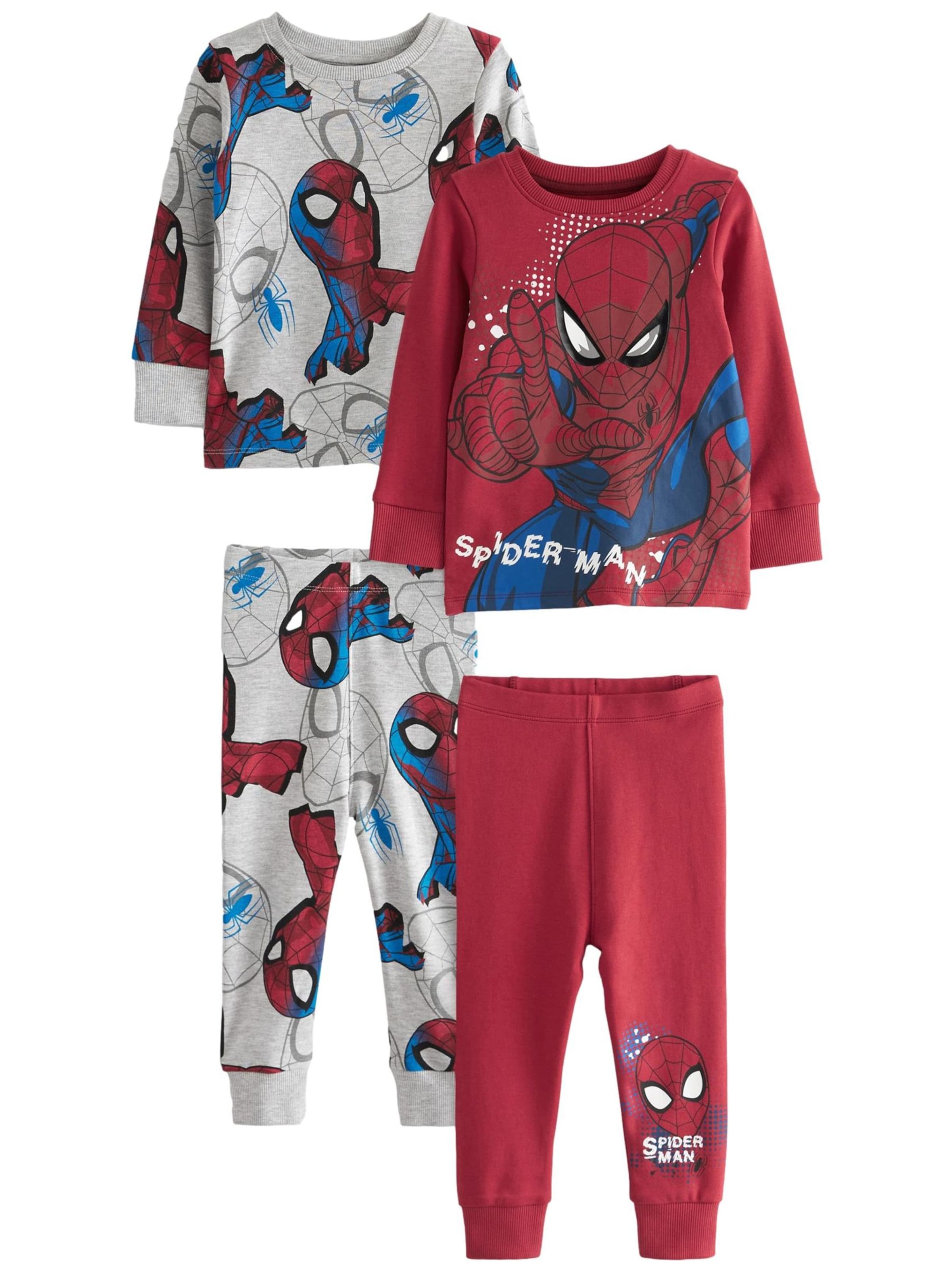 Next Комплект пижама в сиво: отпред