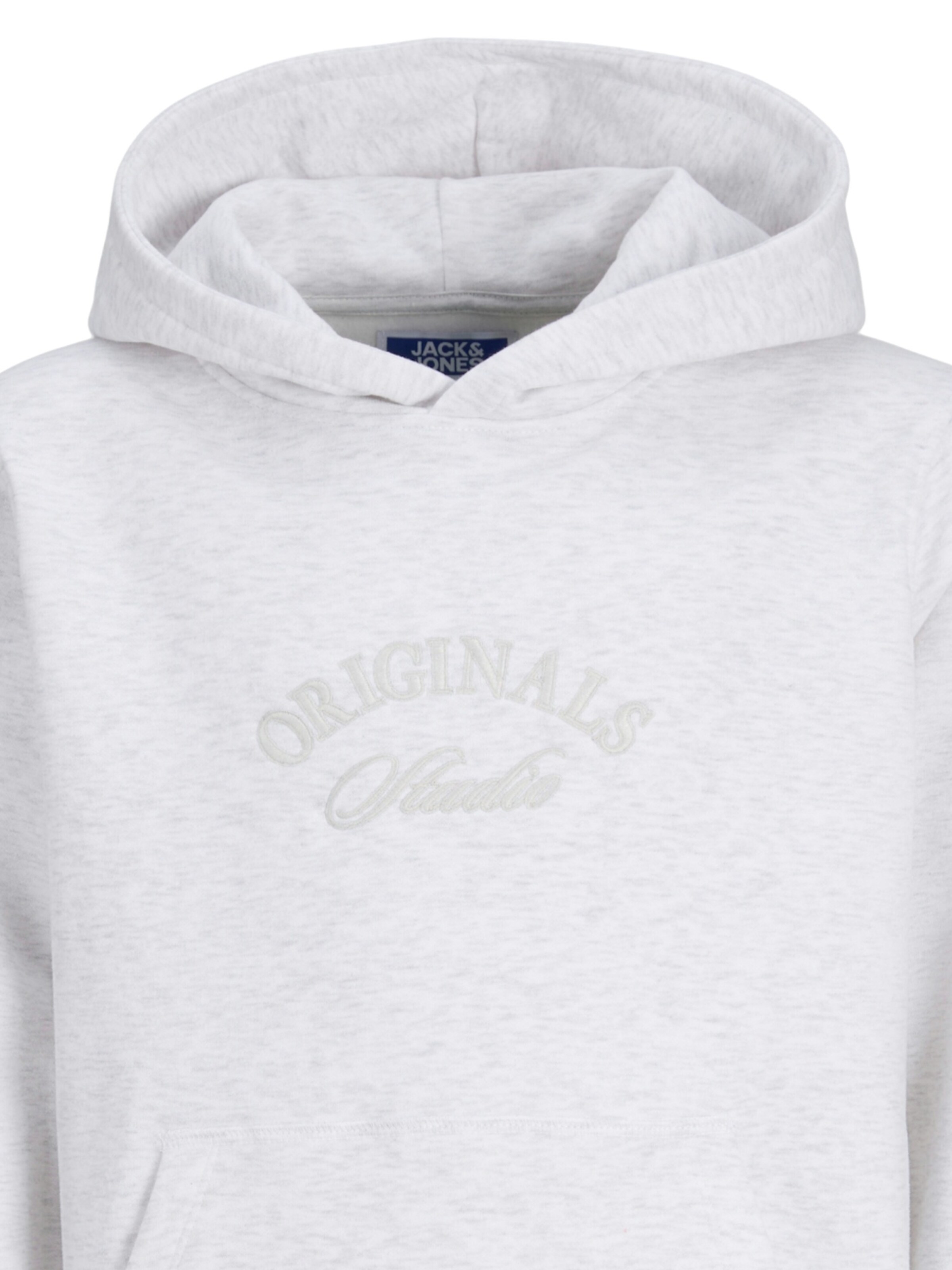 Sweat 'Bleecker Branding' Jack & Jones Junior en blanc