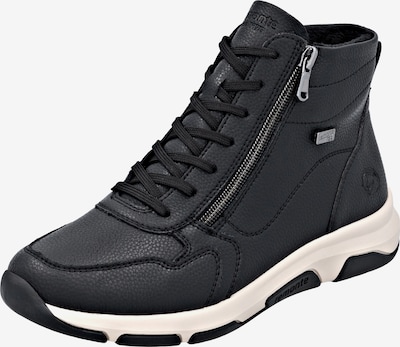 REMONTE Schnürstiefel in schwarz / weiß, Produktansicht