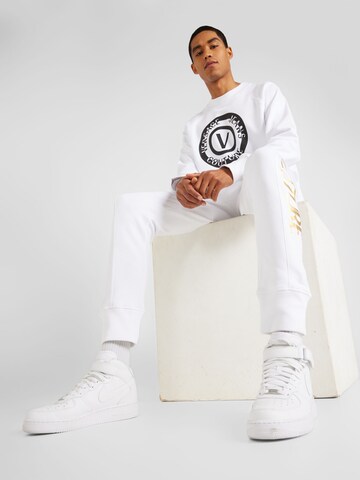 Sweat-shirt Versace Jeans Couture en blanc