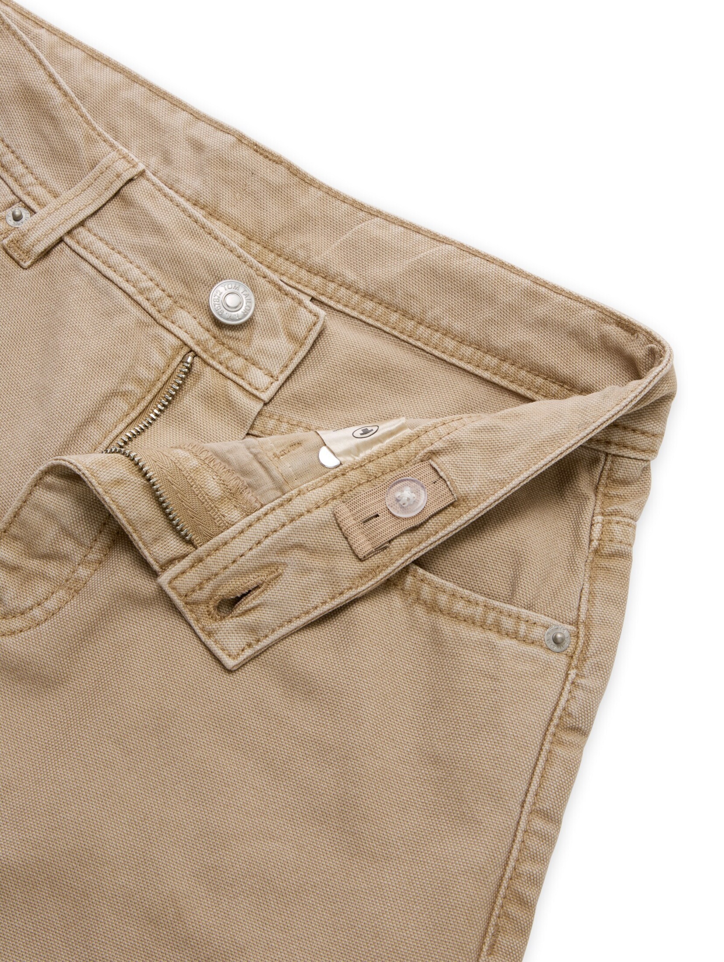 TOM TAILOR Baggy Broek in Beige