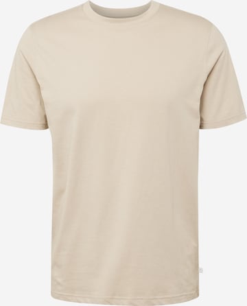 T-Shirt QS en beige : devant