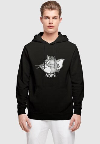 ABSOLUTE CULT Sweatshirt 'Tom and Jerry - Nope' in Schwarz: Vorderseite
