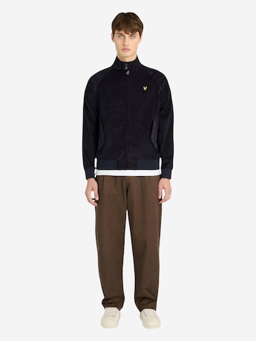 Lyle & Scott Övergångsjacka 'Corduroy Harrington JK2525V' i blå
