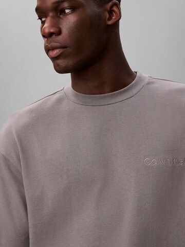 Pyjama long Calvin Klein en gris