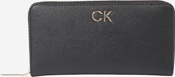 Porte-monnaies Calvin Klein en noir : devant