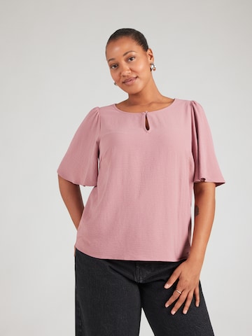 Chemisier 'VMALVA' Vero Moda Curve en rose : devant