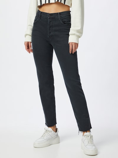 MOTHER Jeans 'THE SCRAPPER CUFF' in schwarz, Modelansicht