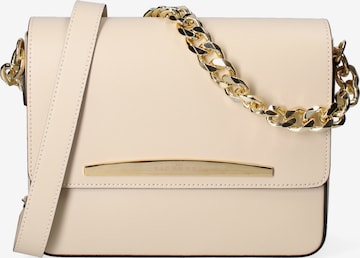John Richmond Schultertasche in Beige: Vorderseite