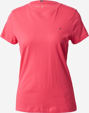 T-shirt TOMMY HILFIGER en rose : devant