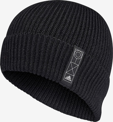 ADIDAS PERFORMANCE - Gorro deportivo en negro: frente