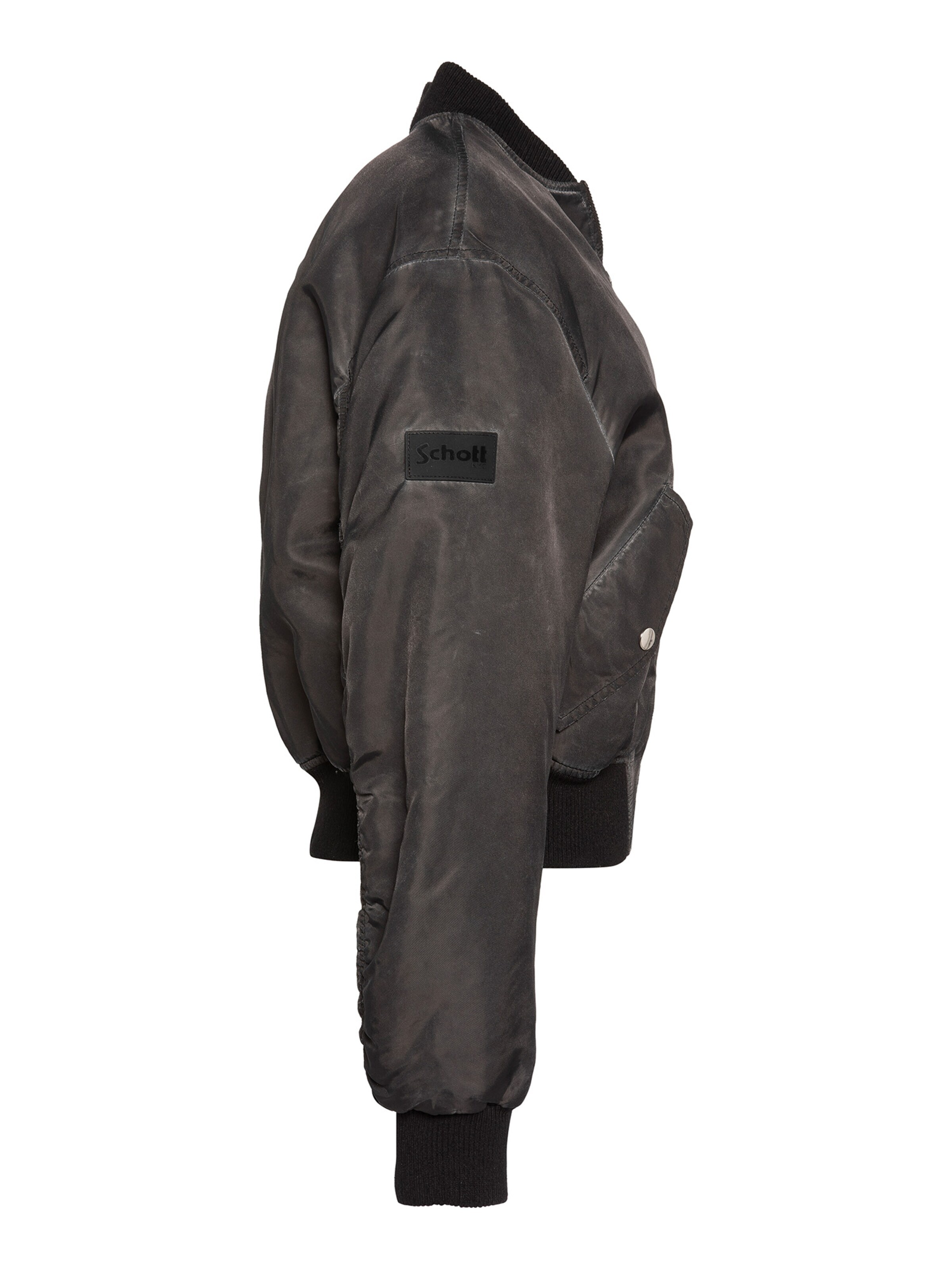 Schott NYC Between-Seasons Coat in Black