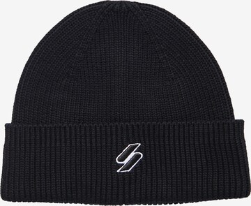 Superdry Beanie 'Code' in Black: front