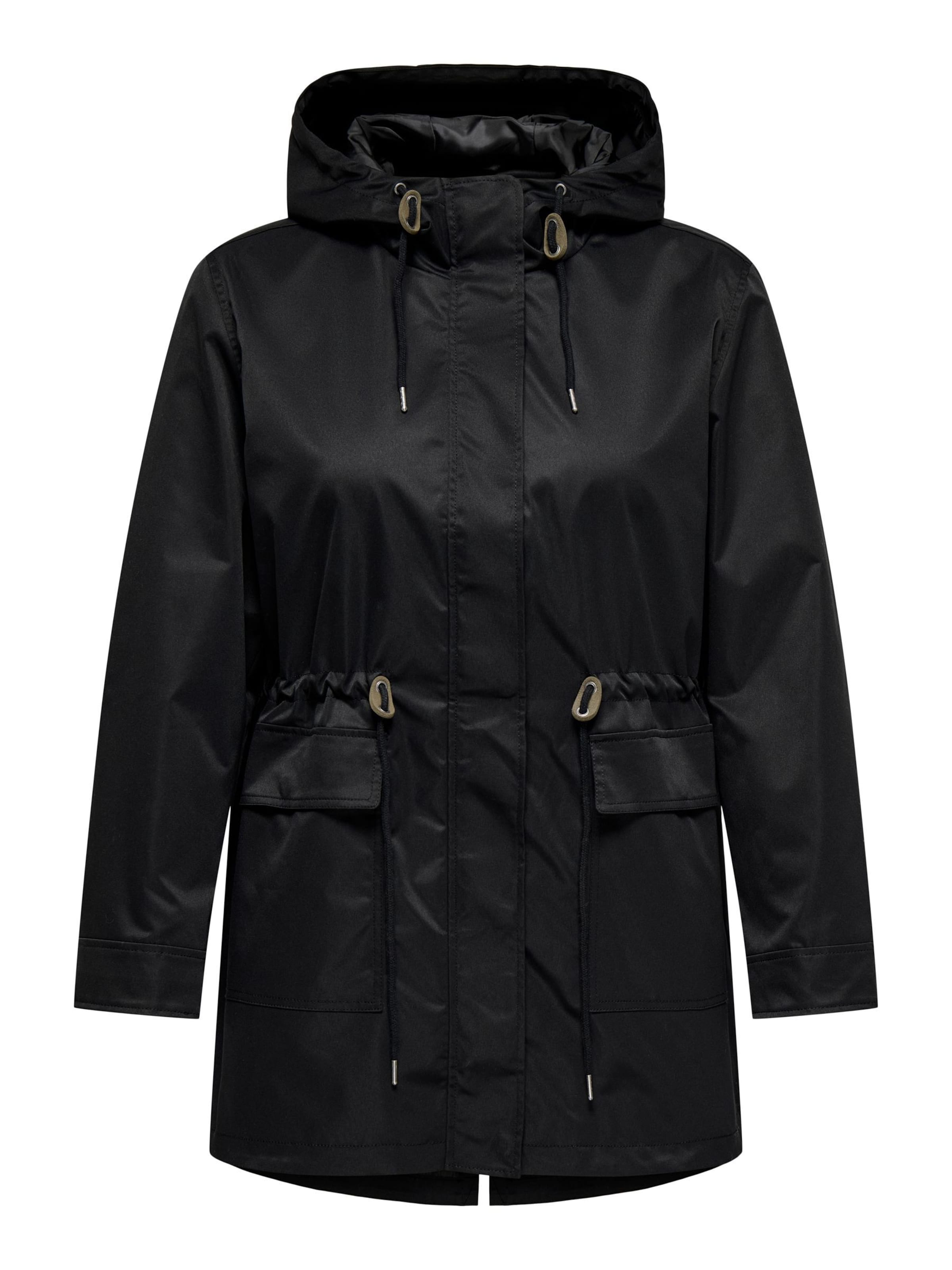 Veste mi-saison 'CARLOUISE' ONLY Carmakoma en noir : devant