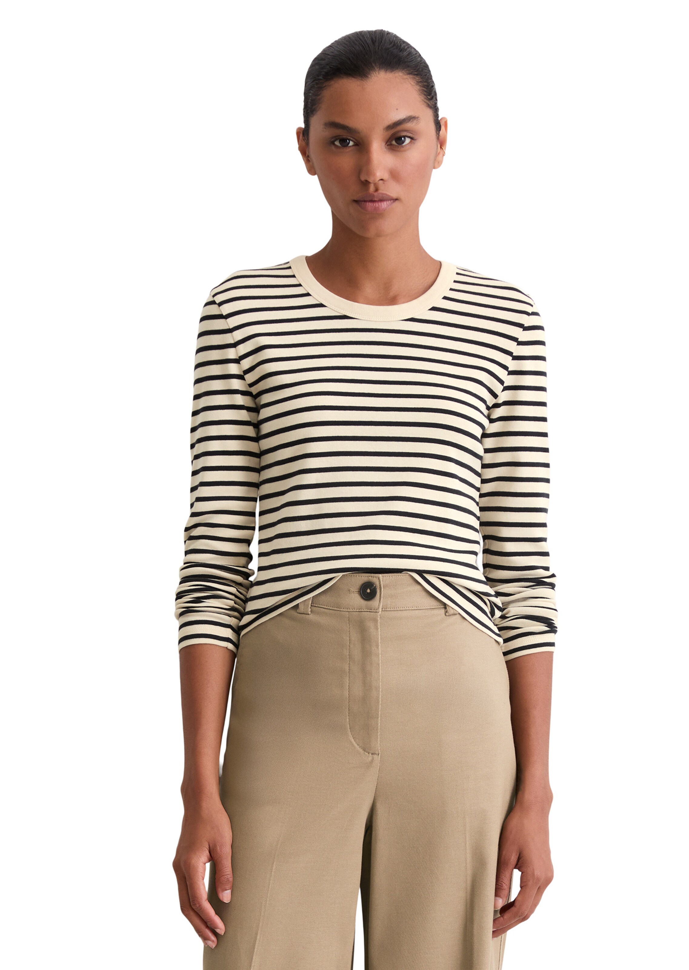 Marc O'Polo Shirt in Beige: Vorderseite