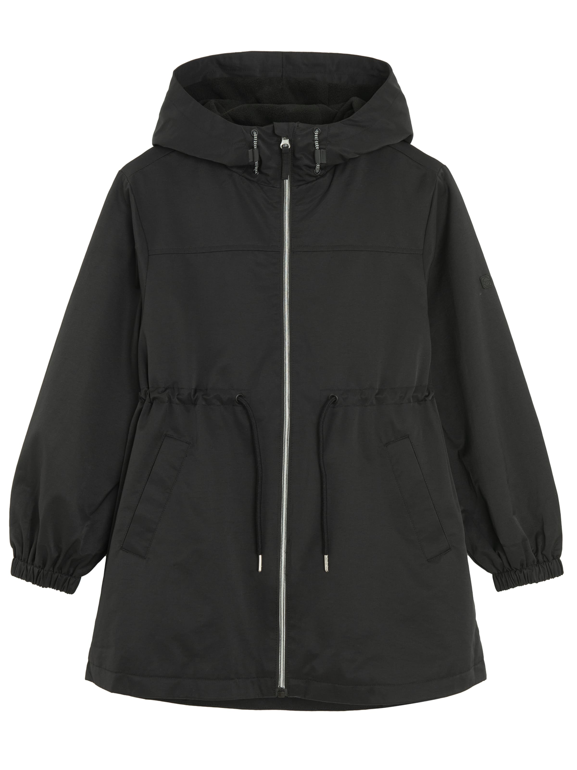 Cool Club - Abrigo en negro: frente