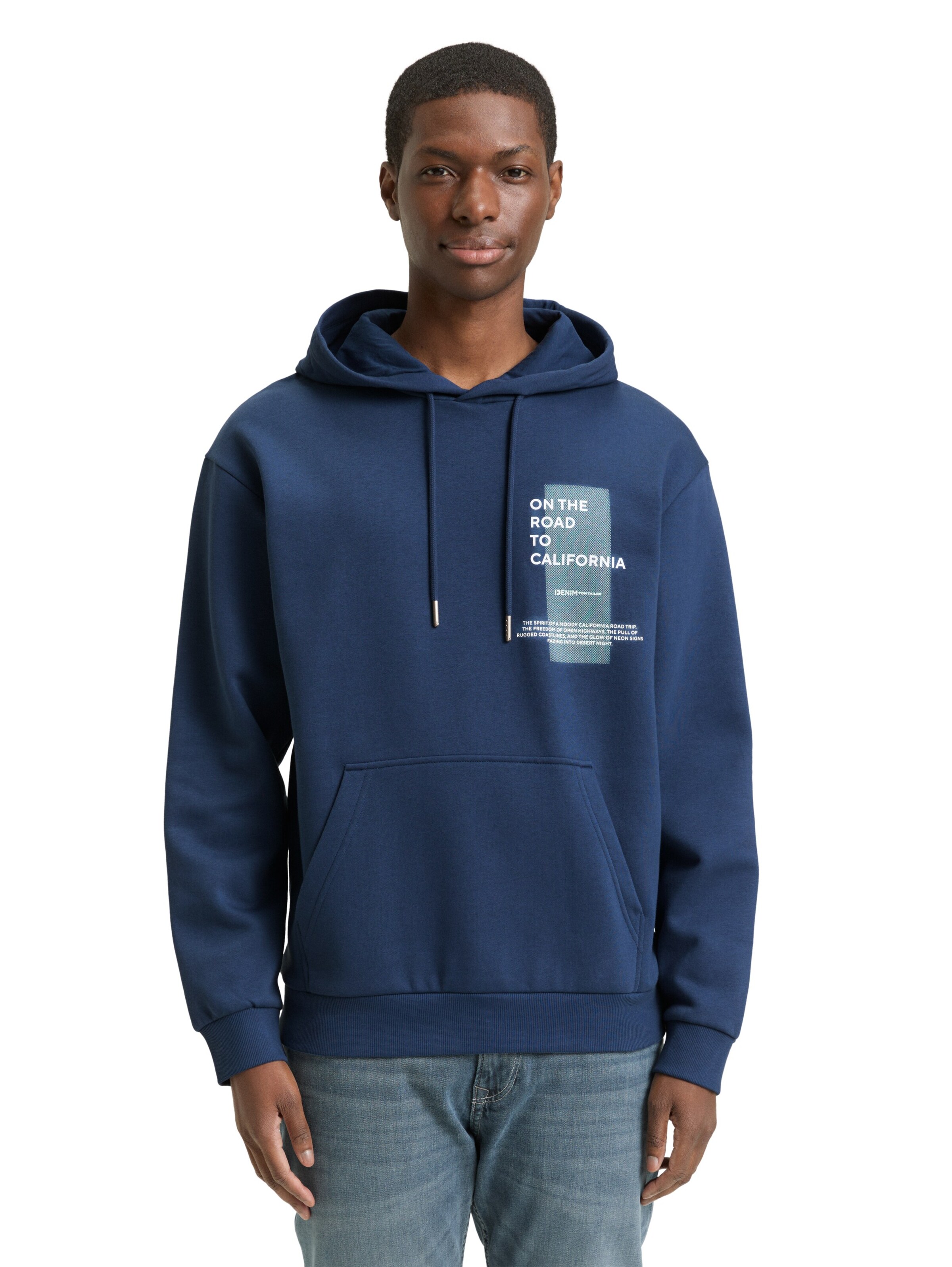 TOM TAILOR DENIM Sweatshirt in Blau: Vorderseite