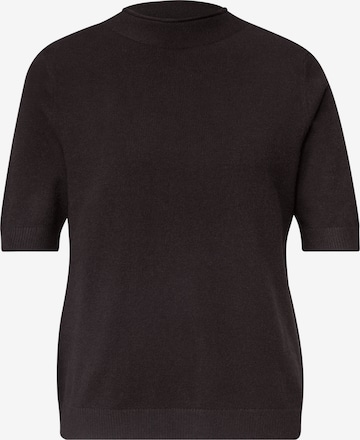 STREET ONE Kurzarm Pullover mit Turtle Neck in Braun: Vorderseite