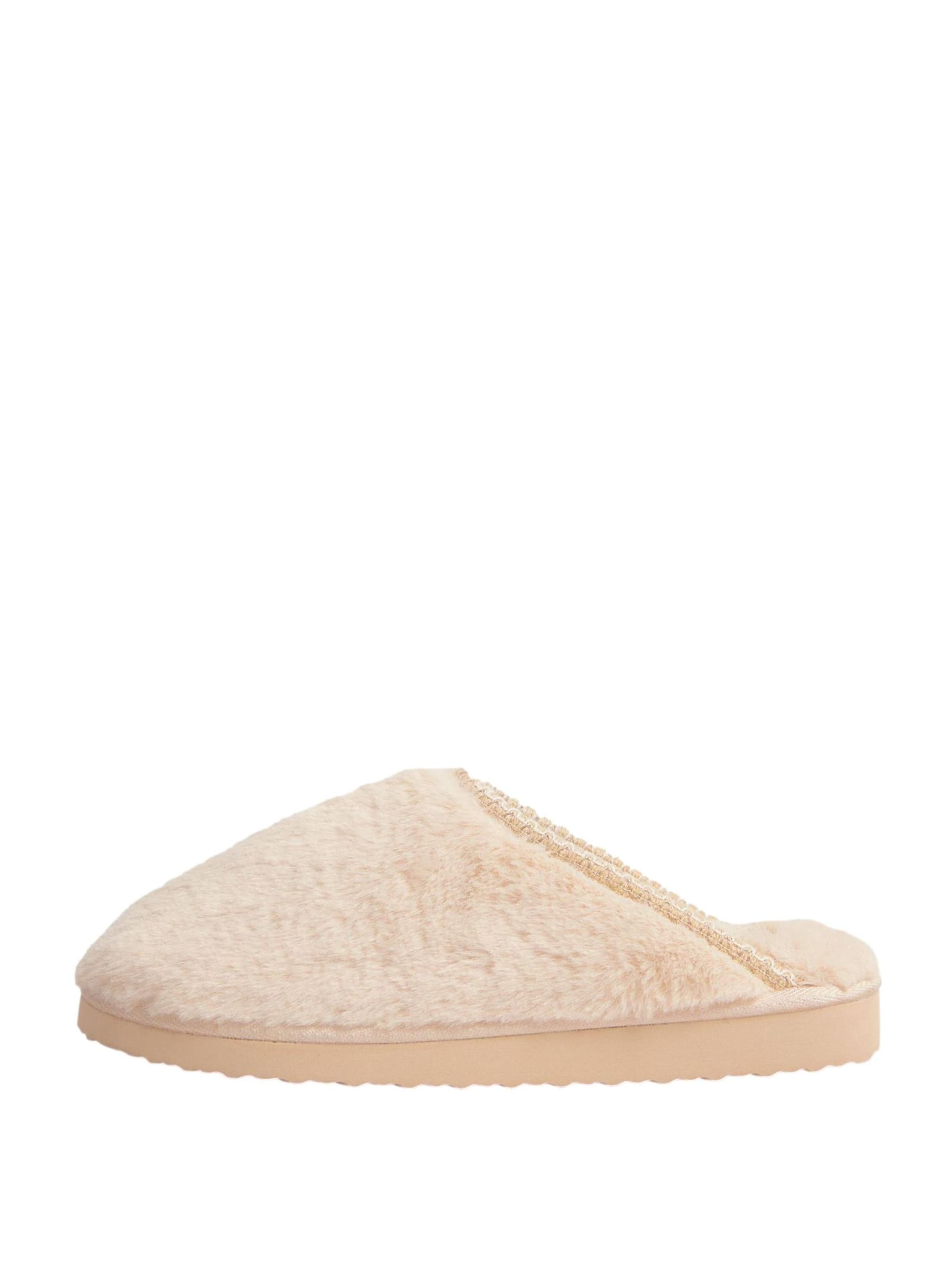 Pantoufle Friends Like These en beige : devant