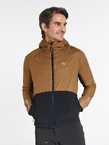ZIENER Outdoor jacket 'NAKOS' in Brown: front