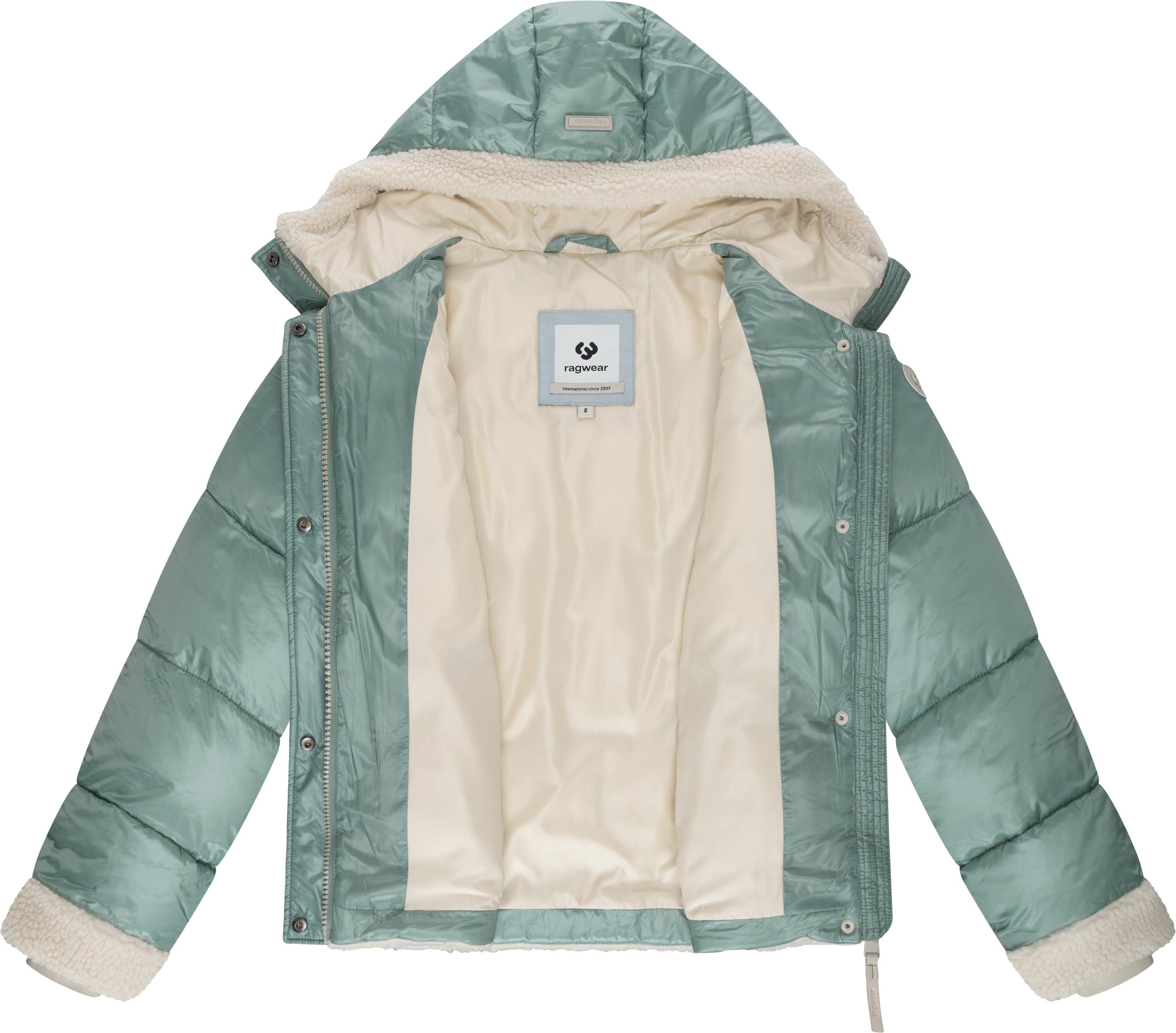 Ragwear Зимняя куртка 'Editah Youmodo' в Зеленый