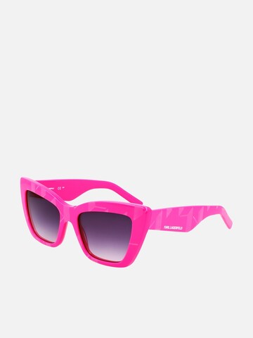 Karl Lagerfeld Sunglasses in Pink: front