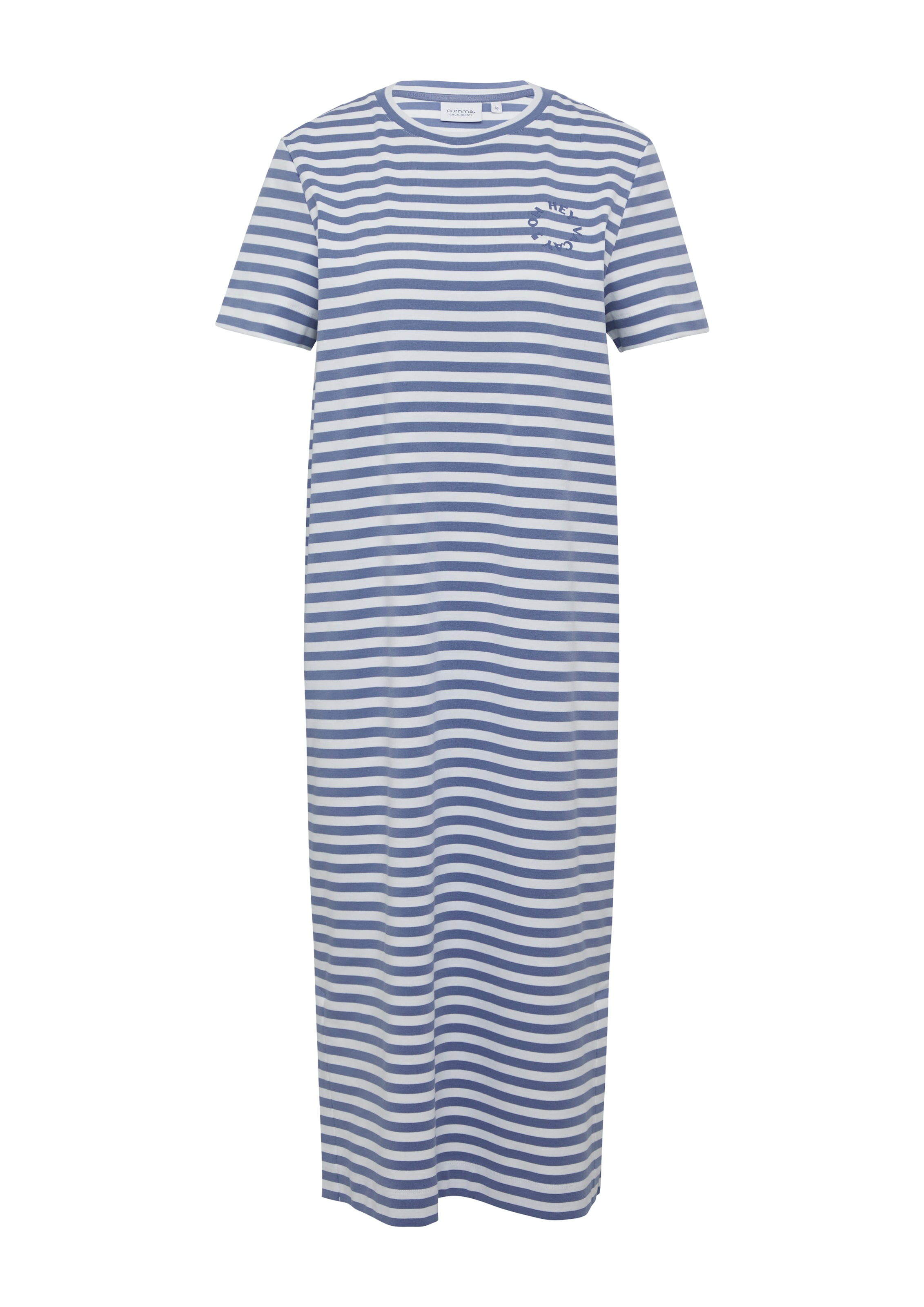 comma casual identity Kleid in Blau: Vorderseite