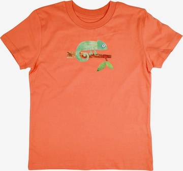 T-Shirt 'Chamäleon' MelaDi en orange : devant