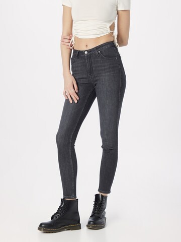 Lee Skinny Jeans 'IVY' in Grijs: voorkant