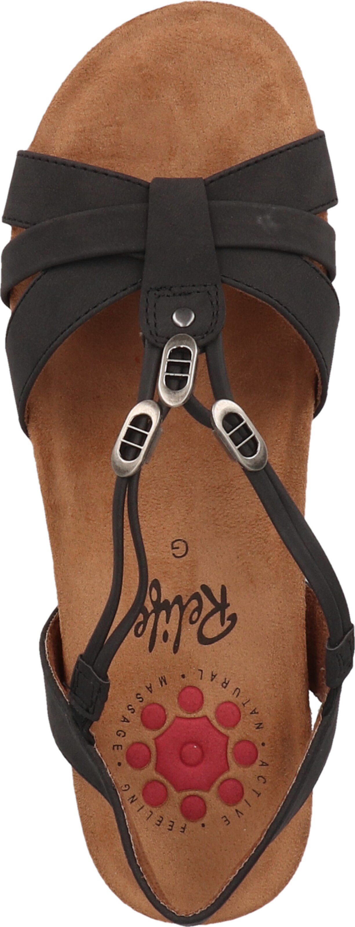 Frauen Sandalen Relife Sandale in Schwarz - VT04231 Frauen Sandalen Relife Sandale in Schwarz - VT04231