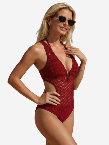 Magicshe Triangel Badeanzug‌‌‌‌‌‌‌ in Rot