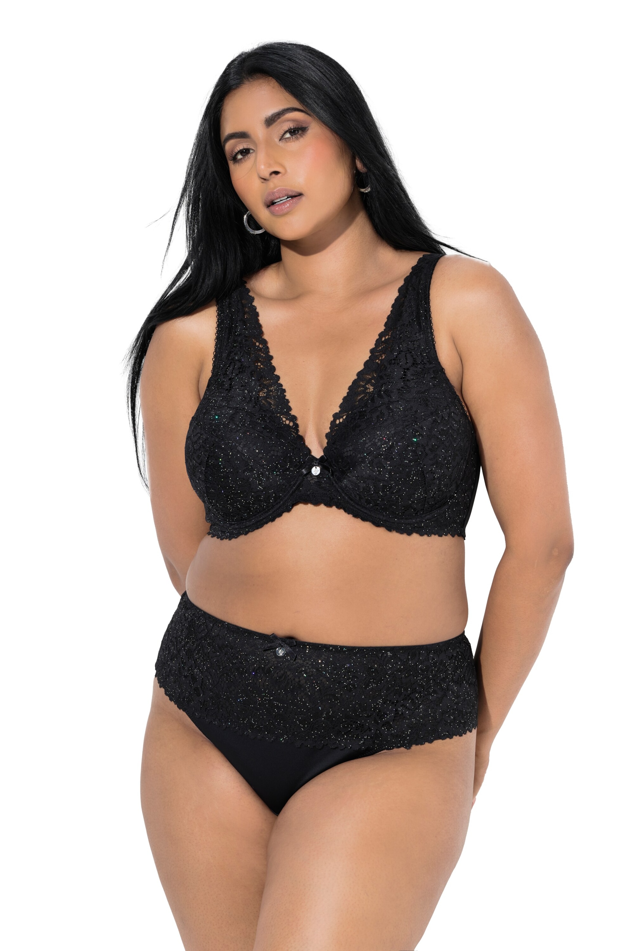 TruYou Thong in Black: front
