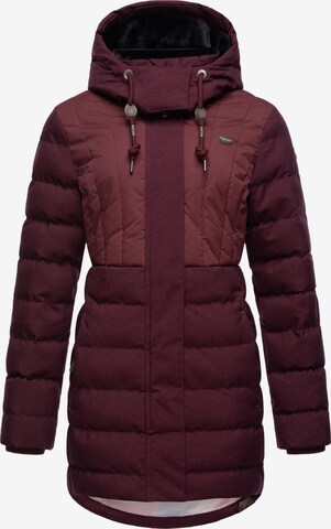 Parka d’hiver 'Ashanta' Ragwear en rouge