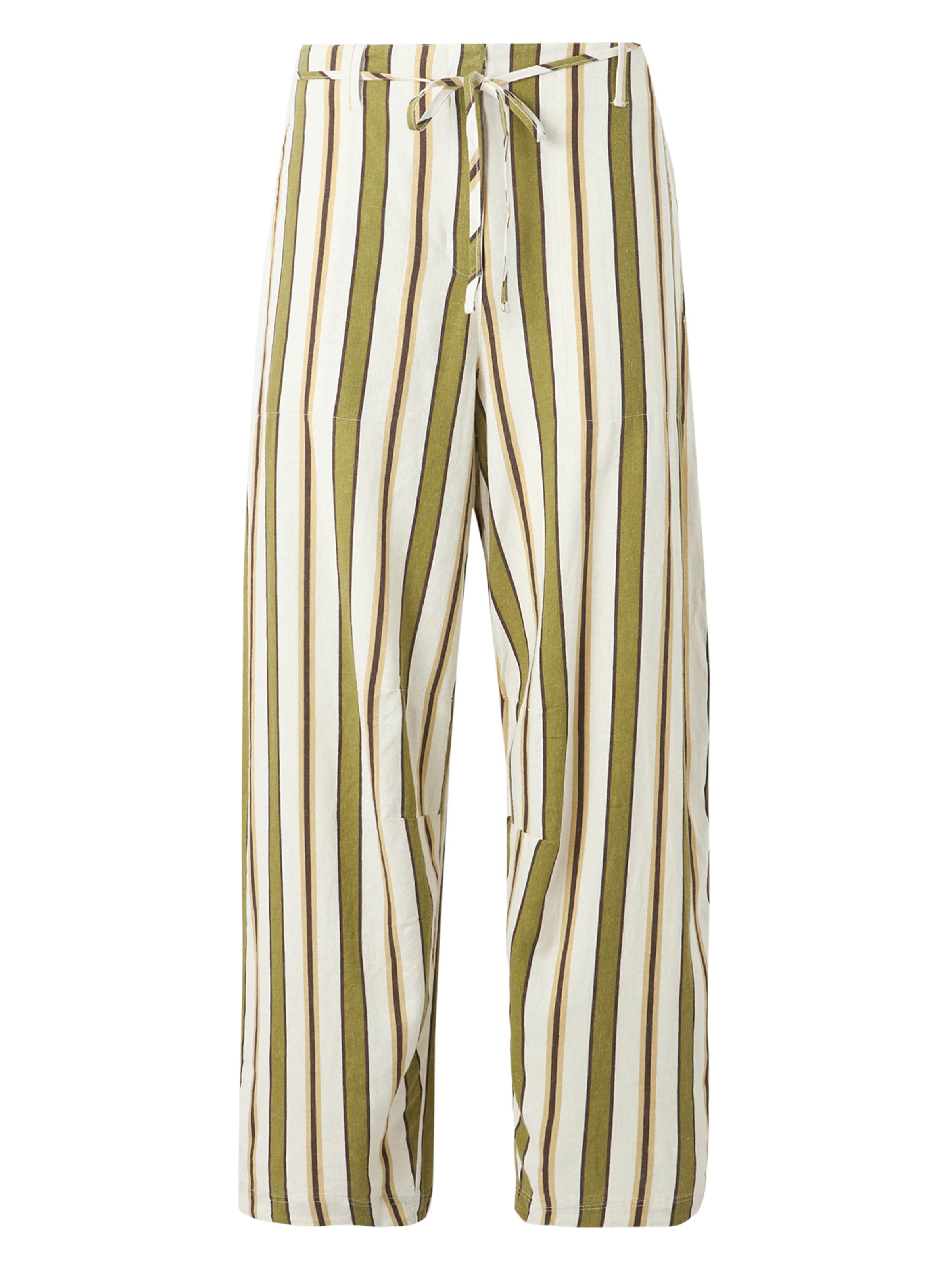 TOPSHOP Wide leg Pants 'CLEO' in Green: front