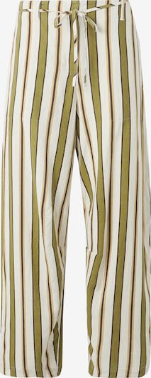 TOPSHOP Housut 'CLEO' koossa 34 värissä suklaa / vaaleankeltainen / oliivi / valkoinen, Tuotenäkymä